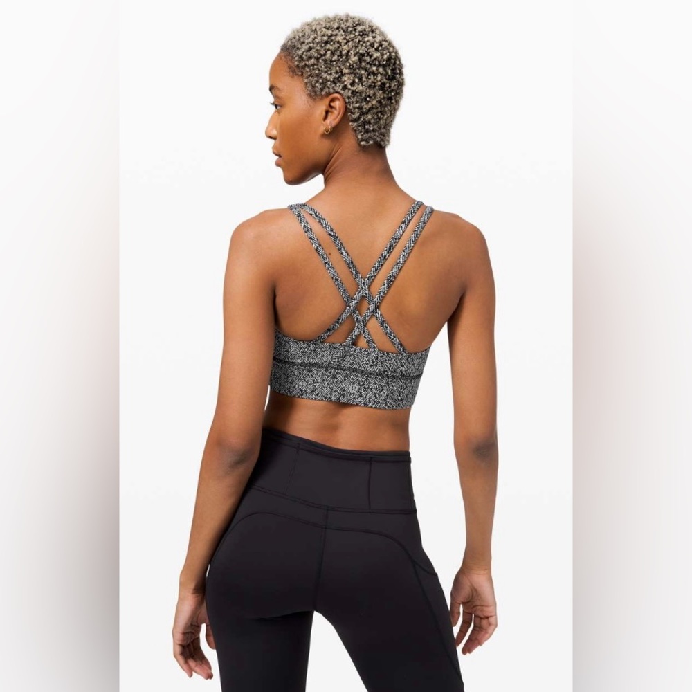 Lululemon Energy Bra Long Line Medium Support, B–D Cup; color:TWWB